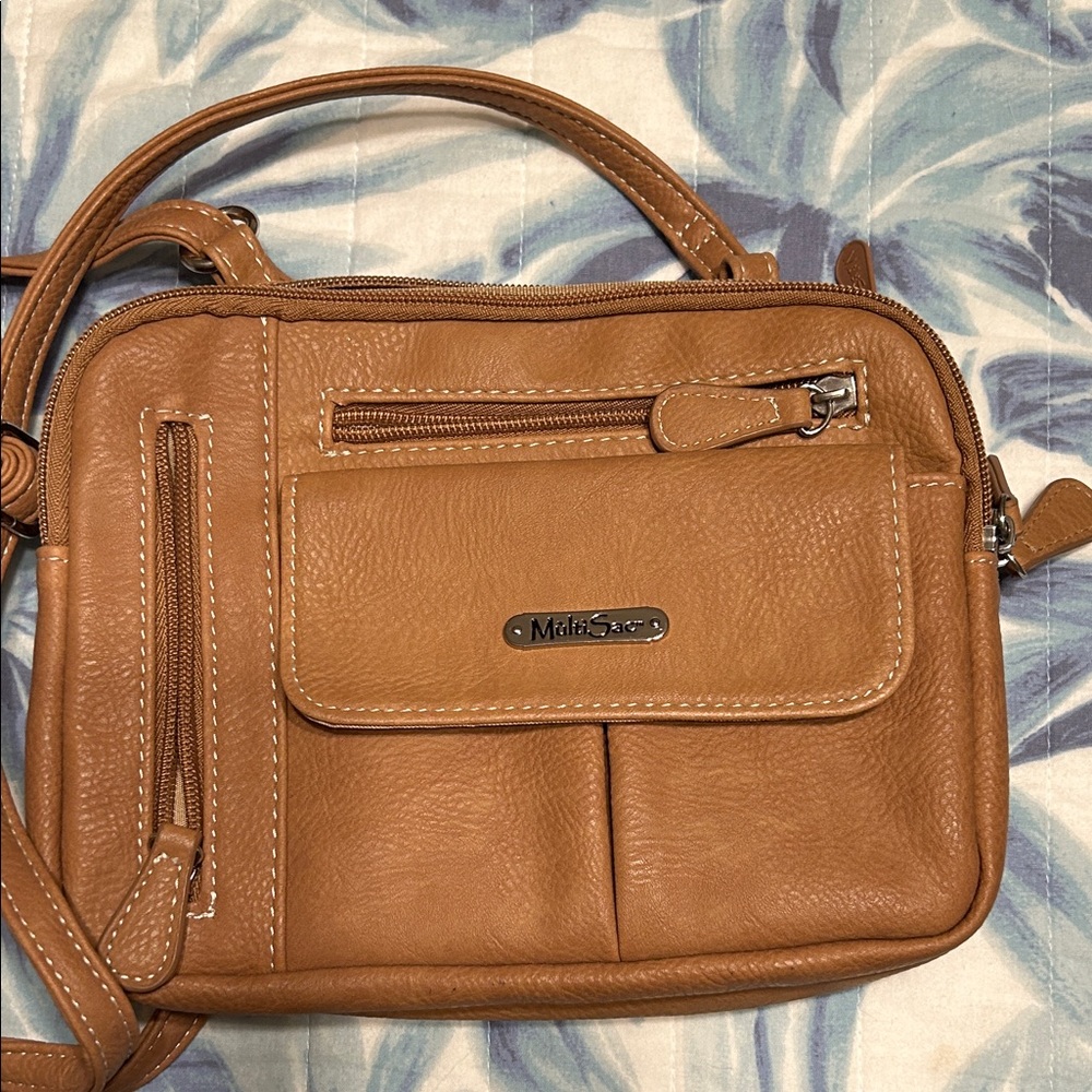 MultiSac Zippy Triple Compartment Crossbody Bag